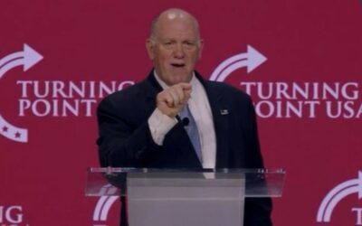 ‘Bring it! Bring it!’ Homan unleashes wrath, challenges heckler at TPUSA event