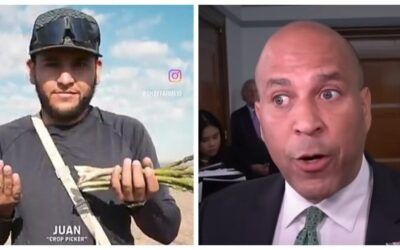 Cory Booker roasted for social media post vowing to protect illegal alien slave labor