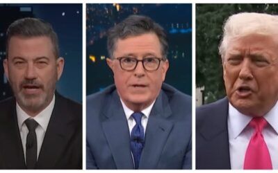 ‘I hear Jimmy Kimmel is next’: Trump cheers Stephen Colbert getting ‘fired’