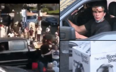 Suspect doling out bionic face shields to LA rioters is charged, faces 5 years