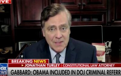 Jonathan Turley says corporate media not interested in covering Obama-Russiagate story because it ‘implicates them’