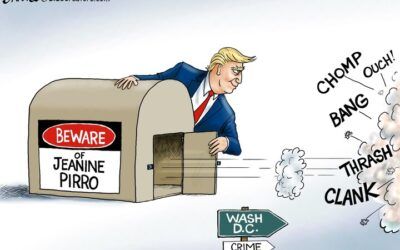BS daily political cartoons: Who let the dog out?