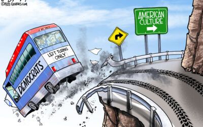 BS Daily Political Cartoons: Left turns only …