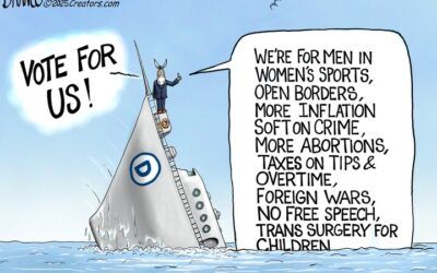 BS daily political cartoons: Going down faster than the Titanic!
