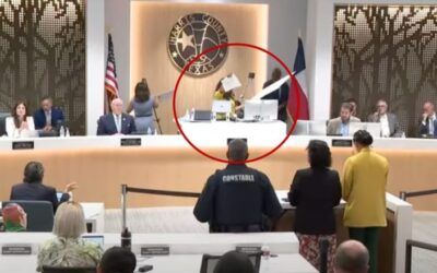 Texas democrat judge derails meeting with bizarre meltdown, brings in children for props