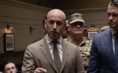 ‘Stupid white hippies’: Stephen Miller annihilates boomer dotards heckling troops in DC