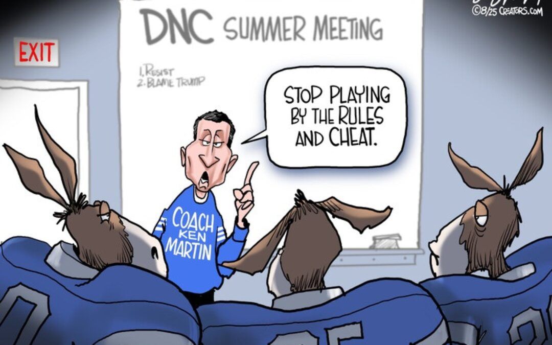BS daily political cartoons: DNC Summer Meeting