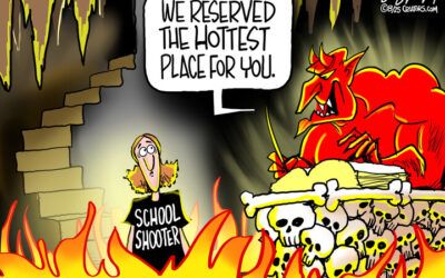 BS daily political cartoons: We reserved the hottest place for you