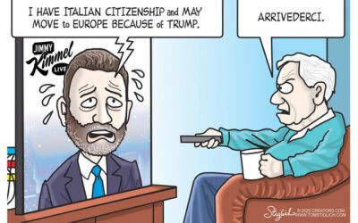 BS daily political cartoons: Arrivederci!