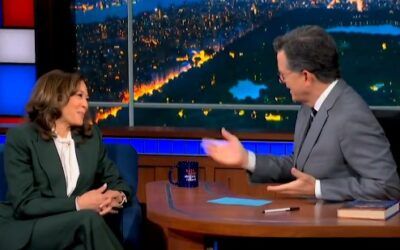 The big question Kamala Harris wouldn’t answer in her Colbert interview