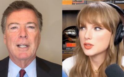 ‘Please be AI!’ Ex FBI boss and ‘Swiftie’ James Comey gushes over his idol Taylor Swift in truly creepy video rant