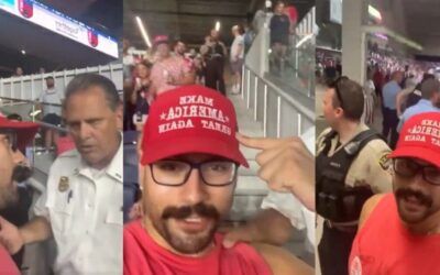 Soccer fan in MAGA hat gets booted out of stadium for Trump support