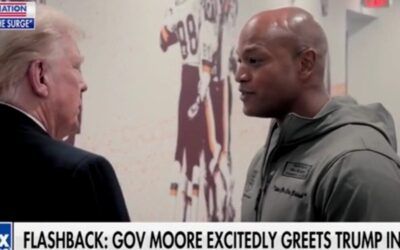 Maryland Governor is beating the hell out of Trump in public while private clip shows him gushing like a teenage girl