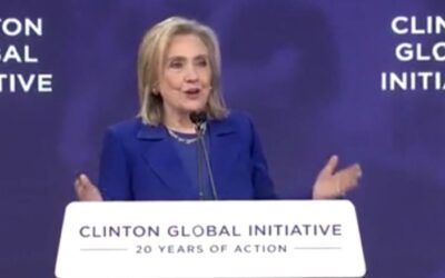 Hillary Clinton claims democracy now ‘under siege’ in US