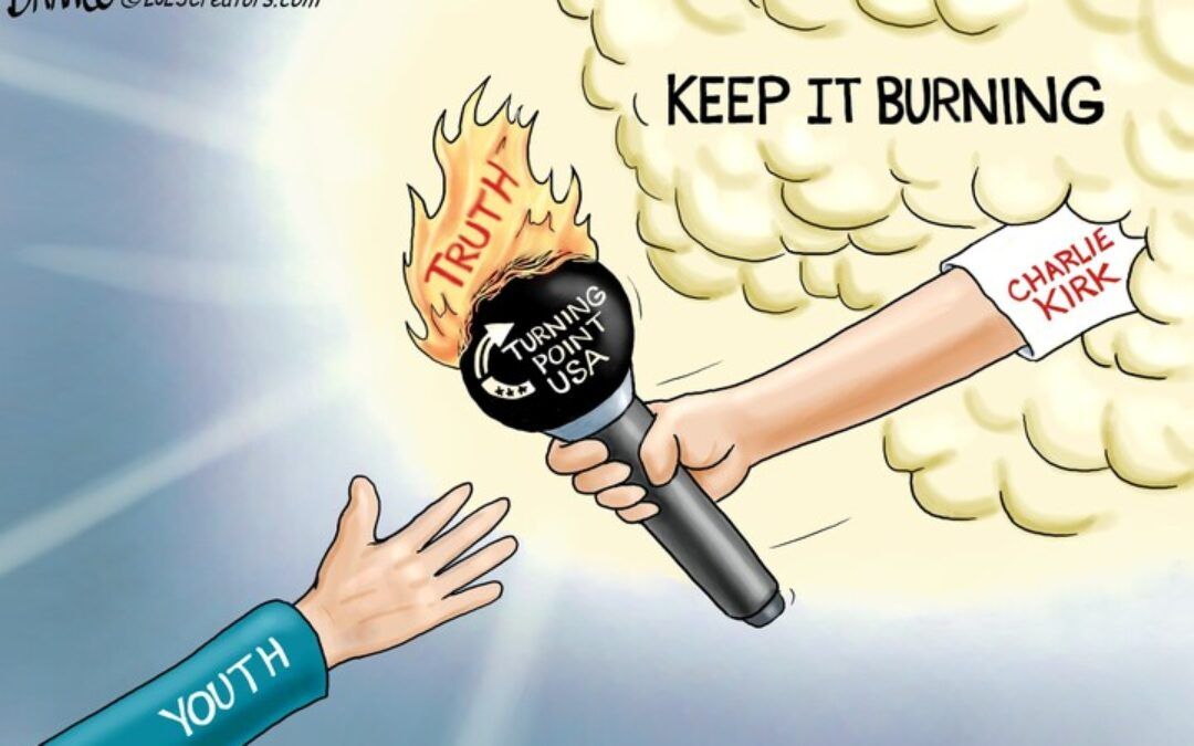 BS daily political cartoons: Floyd vs Kirk – we’re not the same