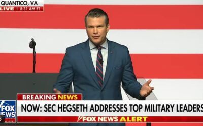 ‘Prepare for war’ Hegseth’s address to top brass announcing sweeping reforms is FIRE