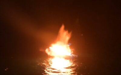 Watch us Coast Guard blow up a ‘drug boat’ at sea