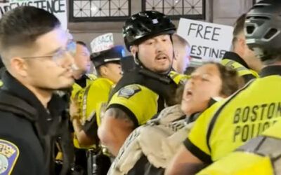Violent pro-Palestinian Oct. 7 protest leaves four Boston officers hospitalized