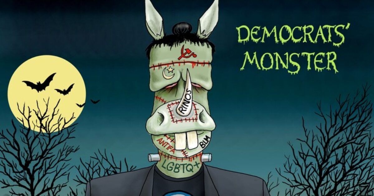 BS daily political cartoons: Behold Dems' scary monster - The Daily Bo ...