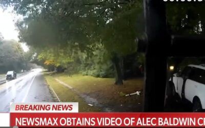Baldwin blames the truck – dashcam blames Baldwin, Newsmax has accident footage