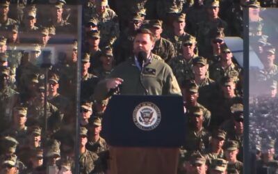 Vance, second lady witness 250 years of Marines ‘kicking ass,’ ‘taking names,’ and hanging pirates