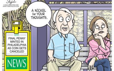 BS daily political cartoons: A nickel for your thoughts…
