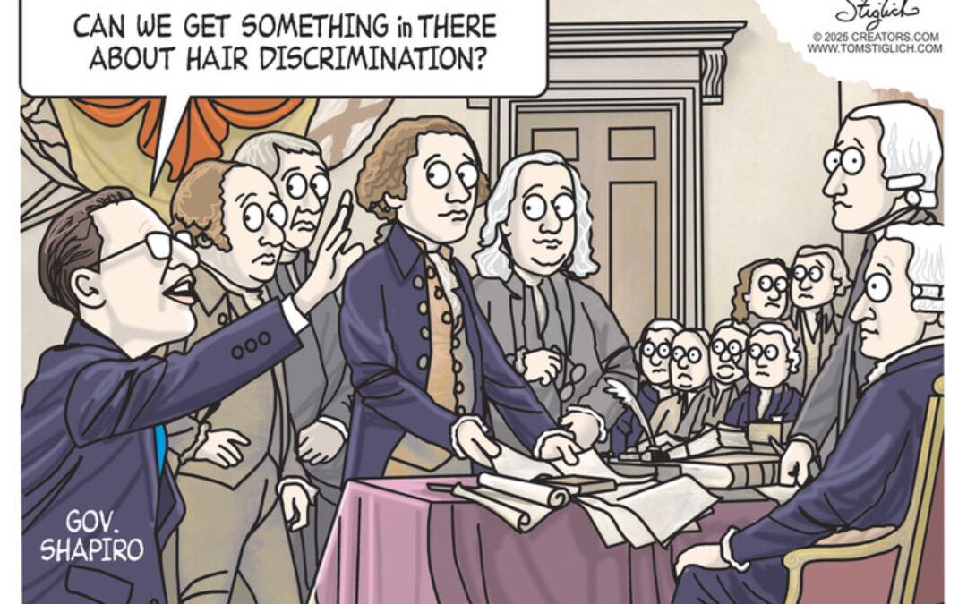 BS political cartoons of the week: Something about hair discrimination?