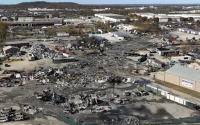 Video shows jaw-dropping aftermath from UPS plane crash-induced freball
