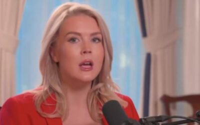 Karoline Leavitt says reporters caught spying on White House staff