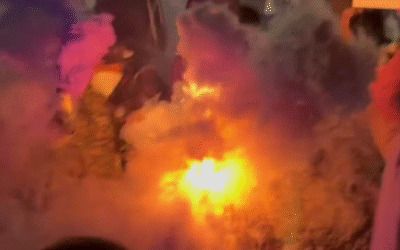 Leftist hooligans cause mayhem during Turning Point USA campus tour stop