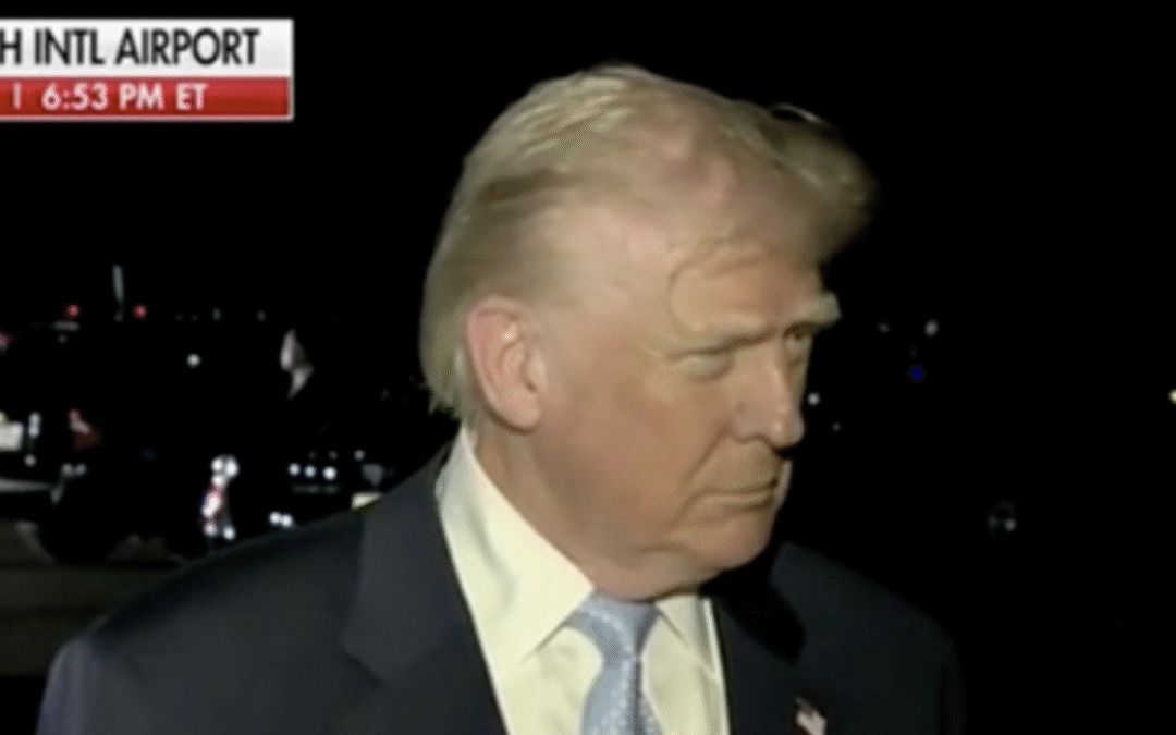‘You are the worst!’: Trump snaps at reporter who wouldn’t let him finish his answer