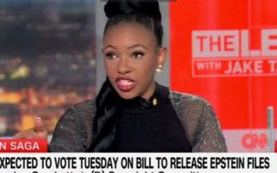 Watch as Jasmine Crockett insists she won’t curse on TV but seconds later calls Mike Johnson ‘full of s***’