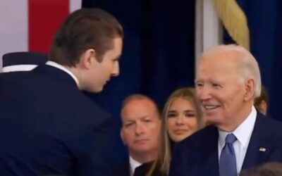 Eric Trump reveals what brother Barron really said to Joe Biden famously at inauguration