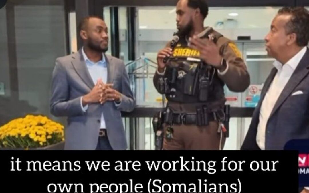 Somalian Minnesota deputy dismisses native officers, brags that he was hired to take care of Somalians