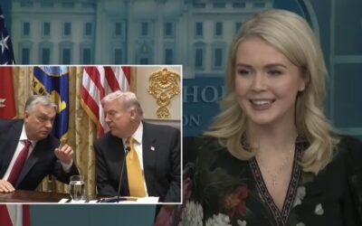 Hungary’s Viktor Orbán playfully recruits Karoline Leavitt after she lays waste to ‘fake news’