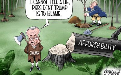 BS daily political cartoons: Trump’s naughty list