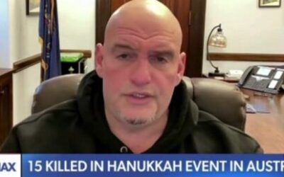 Fetterman tells of ‘rot within the American left’ when asked about terrorism against Jews