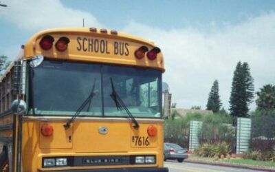 Electric school bus bursts into flames in LA