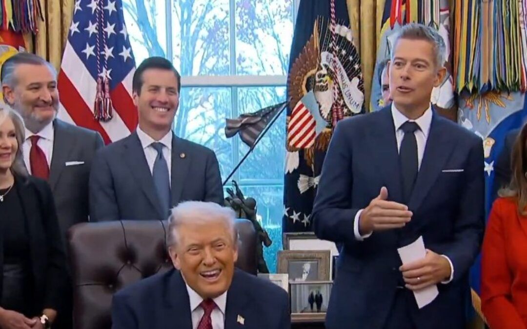 Trump cracks up policy team with Buttigieg roast in the Oval