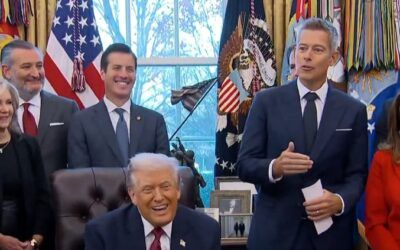 Trump cracks up policy team with Buttigieg roast in the Oval