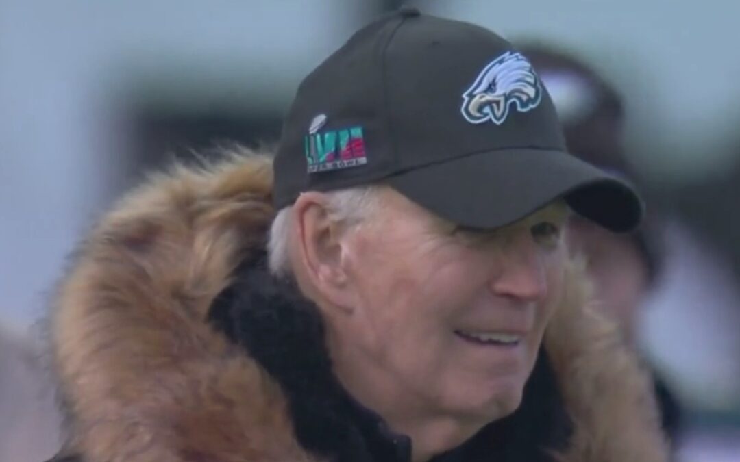 NFL fans mock Joe Biden for showing up to Eagles game in wrong hat