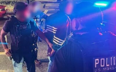 Images of Nick Reiner’s dramatic arrest after grisly trail leads to shower ‘full of blood’