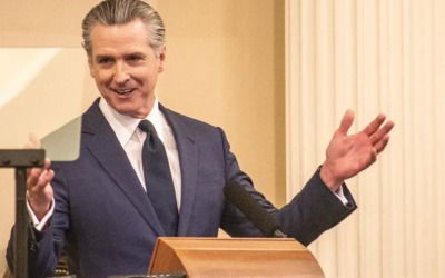 WATCH: Newsom says he’s an alternate to White House ‘chaos’ in his final State of the State