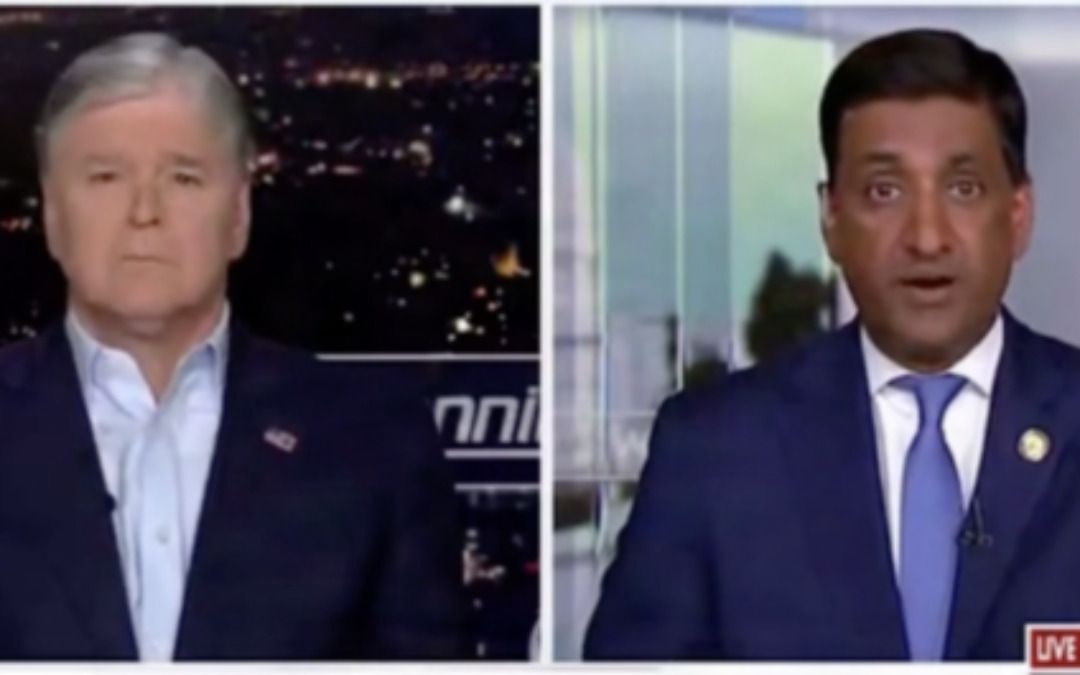 ‘You didn’t get off your a*s!’: Sean Hannity, Ro Khanna battle over Democrats’ anti-ICE rhetoric