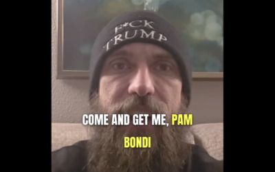 Anti-ICE church protester who dared Bondi to arrest him gets his wish