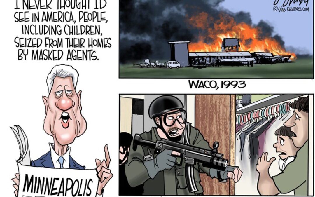 BS daily political cartoons: I never thought I’d see in America …