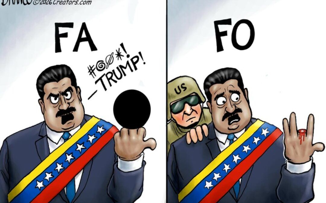 BS daily political cartoons: Maduro loses a finger
