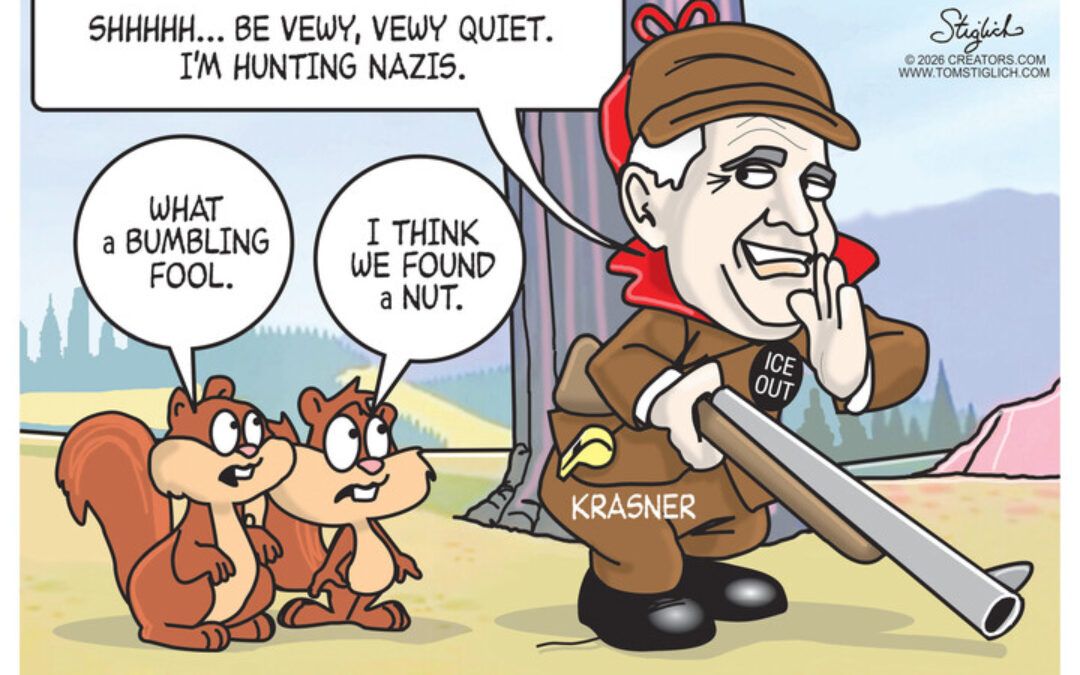 BS daily political cartoons: Look over there!
