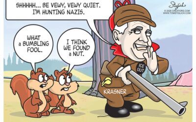 BS daily political cartoons: Look over there!
