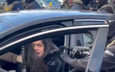 ‘Random disabled woman?!’ Another agitator FAFO, blocks ICE raid, gets dragged out of car